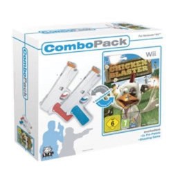 Chicken Blaster Combo Pack With 2 Pistol Controllers Nintendo Wii