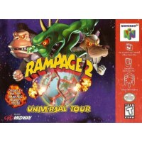 Rampage 2 Universal Tour N64 Rampage 2 Universal Tour N64