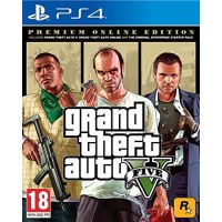 Grand Theft Auto V Five Premium Online Edition PS4 Grand Theft Auto V Five Premium Online Edition PS4